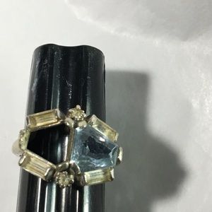 Vintage ring with missing stone